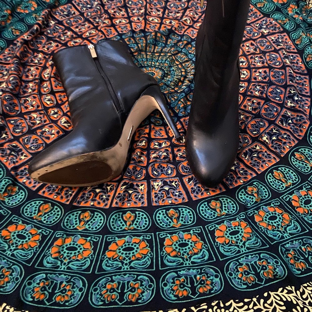 Cute stiletto booties. Worn  only a few times